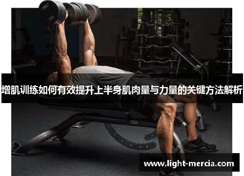 增肌训练如何有效提升上半身肌肉量与力量的关键方法解析